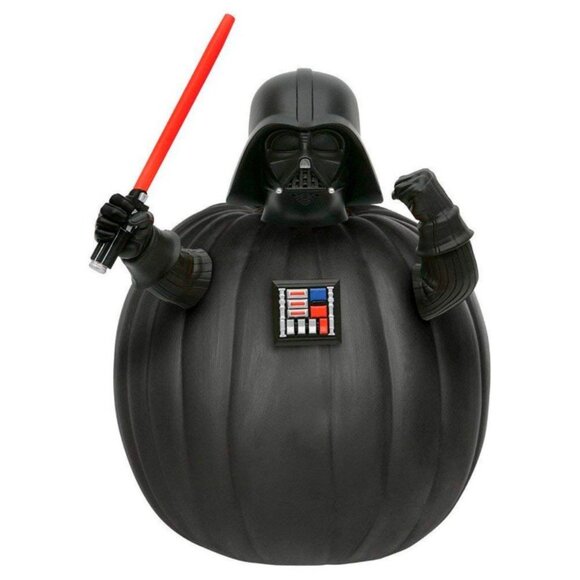 Disney Star Wars Darth Vader Halloween Pumpkin Push In Cake Top Decoration - Picture 1 of 4